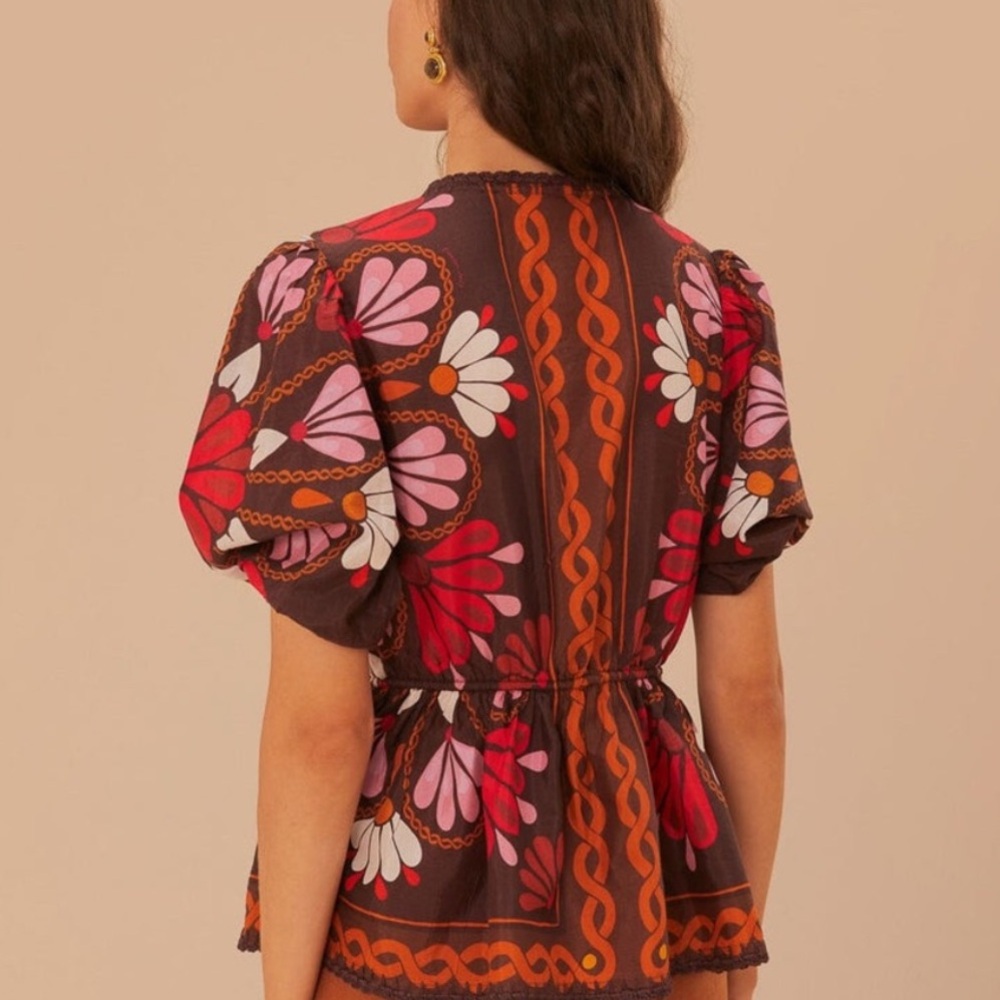 FARM RIO Miranda Top XL 🌺 - Picture 2 of 7